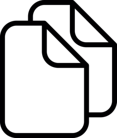 Copy Files Stencil Svg Vector, Free Vectors File